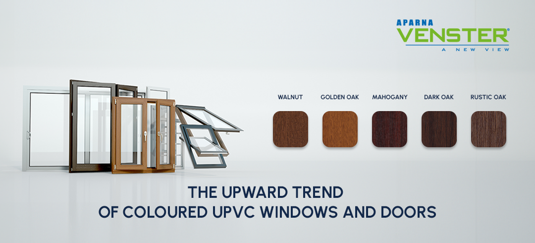 The Upward Trend of Coloured uPVC Windows and Doors