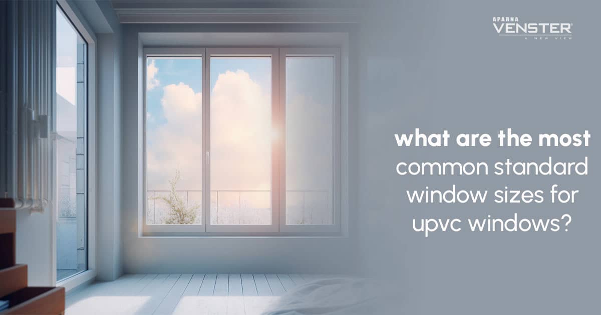 Standard uPVC Window Sizes