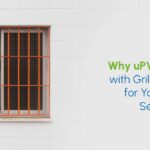 upvc windows with grill